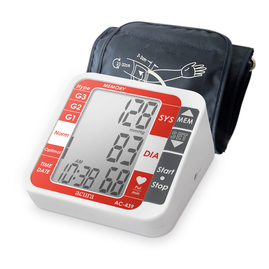 ACURA AC-439 3xL LCD Blood Pressure Monitor
